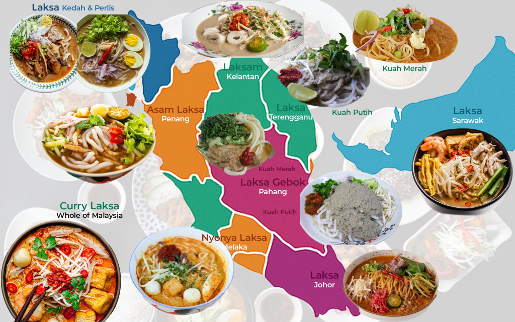 Laksa Malaysia: Exploring Laksa Penang, Johor Laksa & More Regional Favorites 12 Laksa Malaysia Map: Exploring Laksa Penang, Johor Laksa & More Regional Favorites